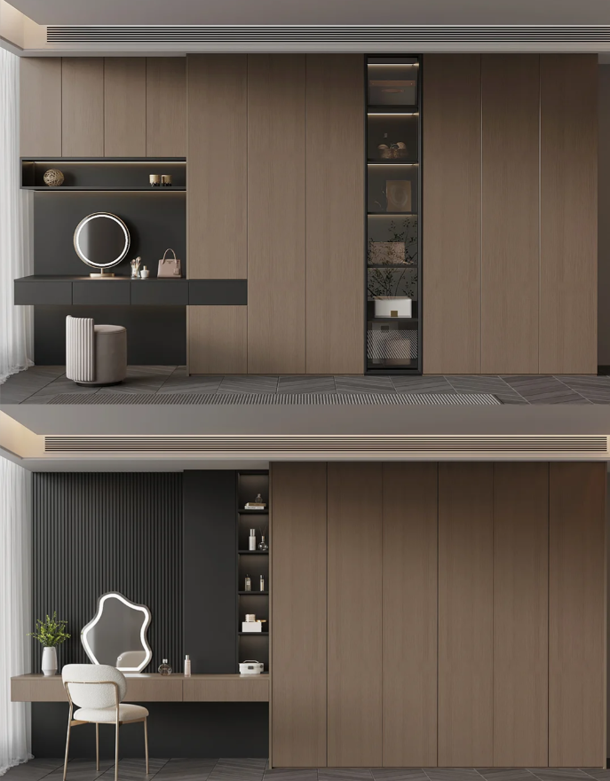 Customized Modern Wardrobes Cabinet Bedroom Furniture Storage Armoire Wardrobe Closet Designs